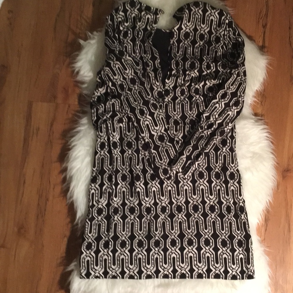 H&M Black and White Dress